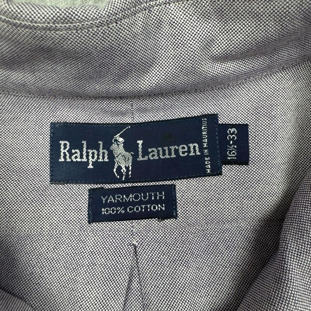 Vintage Polo Ralph Lauren Yarmouth Shirt‎ Men's 16.5 33 Button Down Flesh Pony - Picture 4 of 8